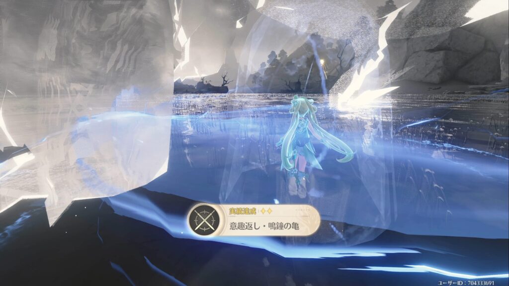 意趣返し・鳴鐘の亀
鳴鐘の亀の音骸スキルで鳴鐘の亀のとどめを刺す