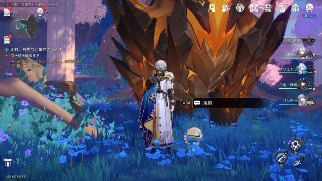 オンパロスのインテリア　荒笛